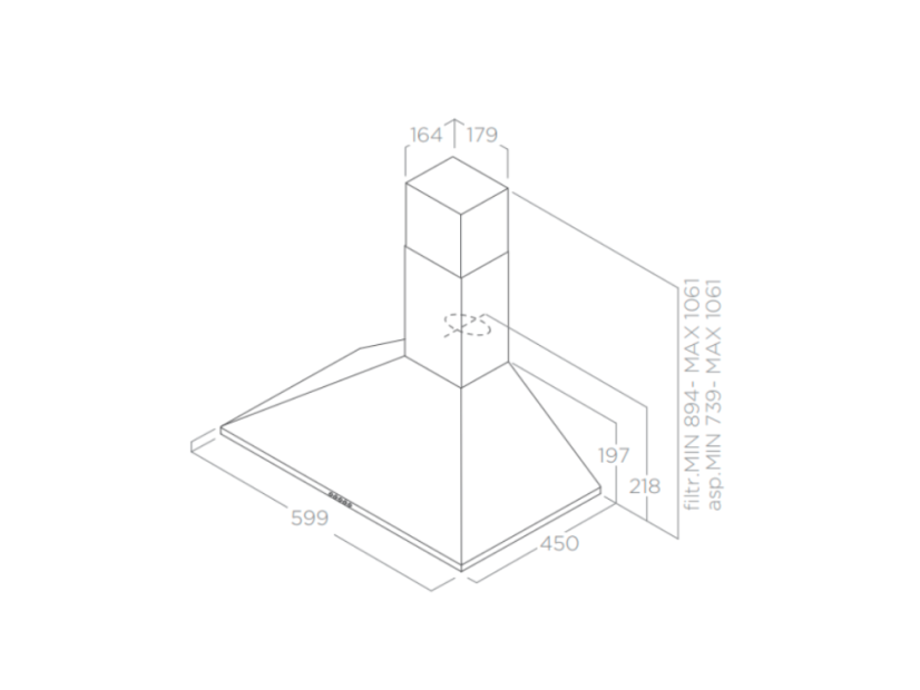 Digestor Elica Missy LX WH/A/60
