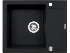 Granitový dřez Pyramis Mido 62 x 50 1B 1D Carbon