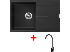 Sinks ULTIMA 790 Pureblack + ELASTA černá matná