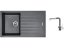 Set Sinks PERFECTO 860 Titanium + baterie Sinks MIX 3 P Titanium
