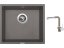 Set Sinks FRAME 457 Truffle + baterie Sinks MIX 3 P Truffle