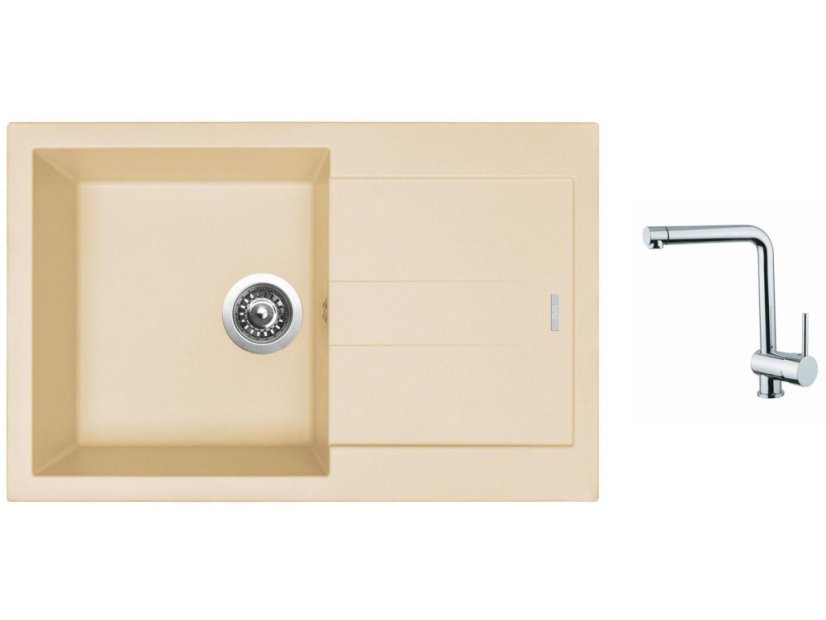 Set Sinks AMANDA 780 Sahara + baterie Sinks MIX 3 chrom