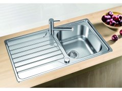 Nerezový drez Blanco DINAS 45 S nerez kartáčovaný s excentrom