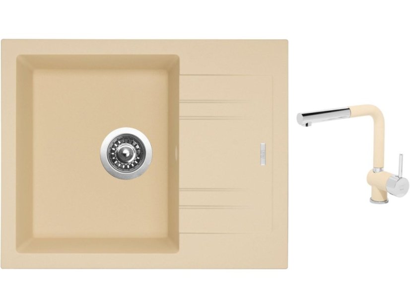 Set Sinks LINEA 600 N Sahara + baterie Sinks MIX 3 P Sahara