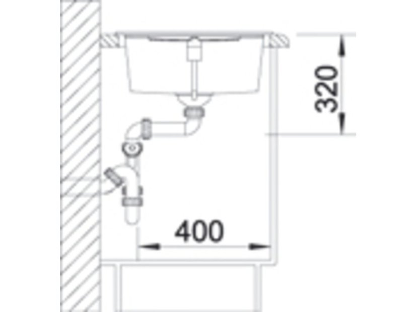 Granitový dřez Blanco METRA XL 6 S Silgranit tartufo oboustranné provedení s excentrem