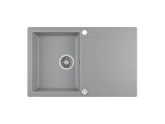 Granitový dřez Teka CLIVO 45 B-TQ 1B 1D Hliníkově šedá - 1