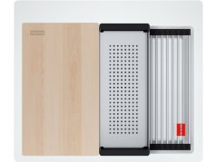 Granitový dřez Franke KNG PRO 610-53 Bílá-led
