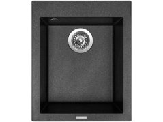 Set Sinks CUBE 410 Metalblack + baterie Sinks MIX 35 P chrom