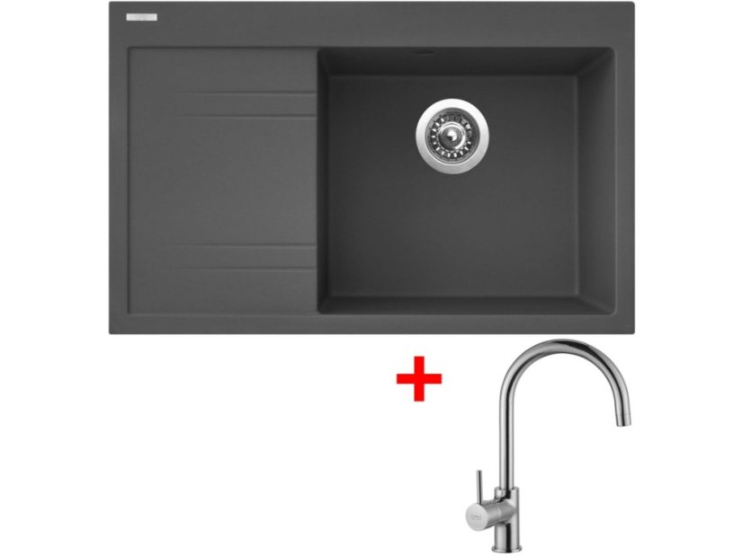 Set Sinks RIM 780 P Titanium + Vitalia