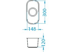 Nerezový drez Alveus VARIANT 110
