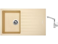 Set Sinks PERFECTO 860 Sahara + baterie Sinks MIX 350 P chrom