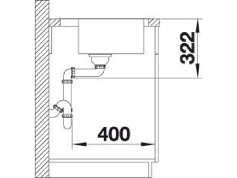 Nerezový drez Blanco LEMIS 6-IF nerez kartáčovaný