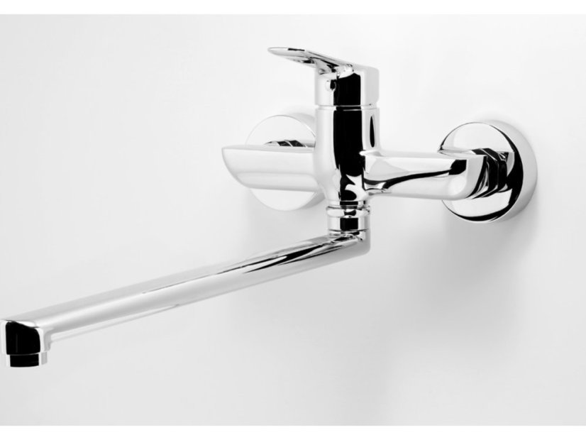 Drezová umývadlová batéria 150 mm Metalia 54 ECO, chróm