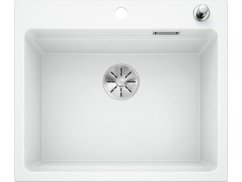 Granitový drez Blanco ETAGON 6 InFino biela s excentrom + pojazdy