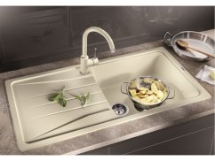 Granitový drez Blanco SONA XL 6 S biela