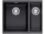 Tectonitový dřez Franke SID 160/2 Černá