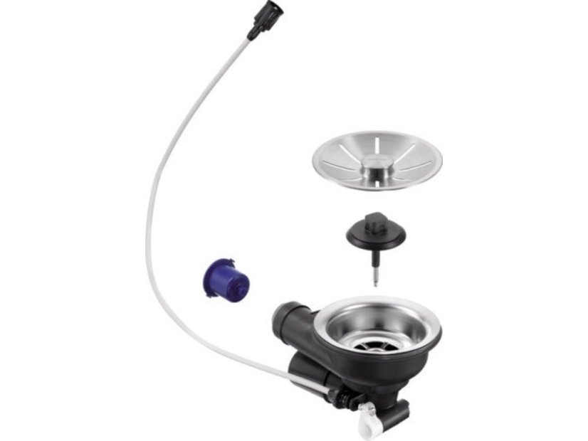 Ovládací knoflík táhla Blanco kulaté plast chrom