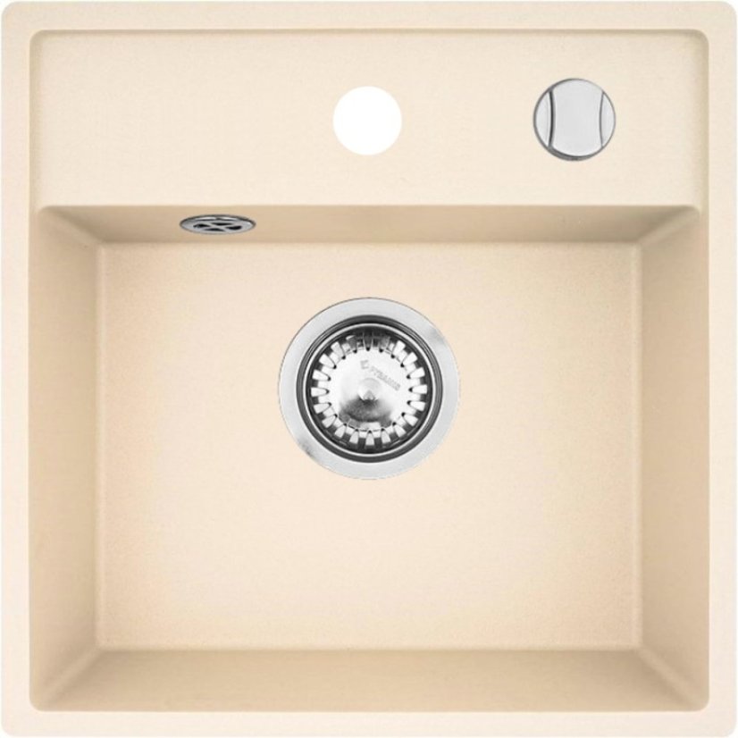 Granitový drez Pyramis Camea Mini 40x40 1B Vanilka