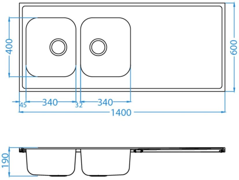 Nerezový drez Alveus CLASSIC PRO 110