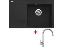 Set Sinks RIM 780 P Metalblack + Vitalia