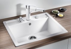 Granitový drez Blanco DALAGO 6 bielá soft s excentrom