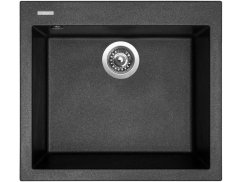Set Sinks CUBE 560 Metalblack + batéria Sinks PRONTO Metalblack