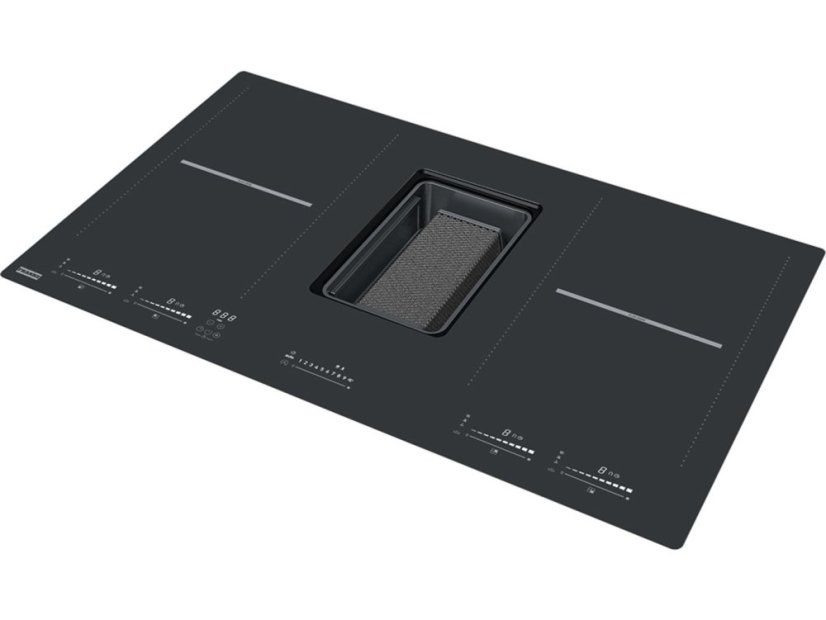 Indukční deska s odsavačem Franke FMY 839 HI 2.0 Černé sklo