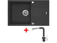 Set Sinks Linea 780 XC Granblack + Mix 3 P GR