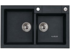 Granitový dvojdrez Alveus ROCK 90 čierna
