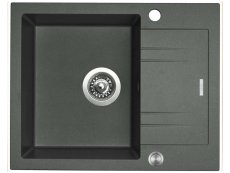 Sinks LINEA 600 XC Titanium + Elasta nerez/čierná