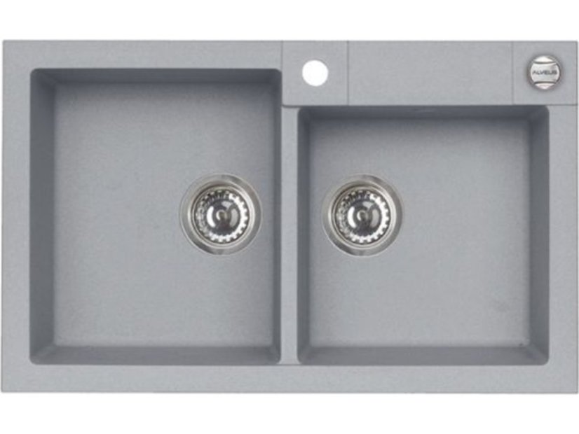 Granitový dvojdřez Alveus ROCK 90 beton