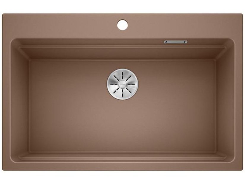Granitový drez Blanco ETAGON 8 Káva, bez excentru