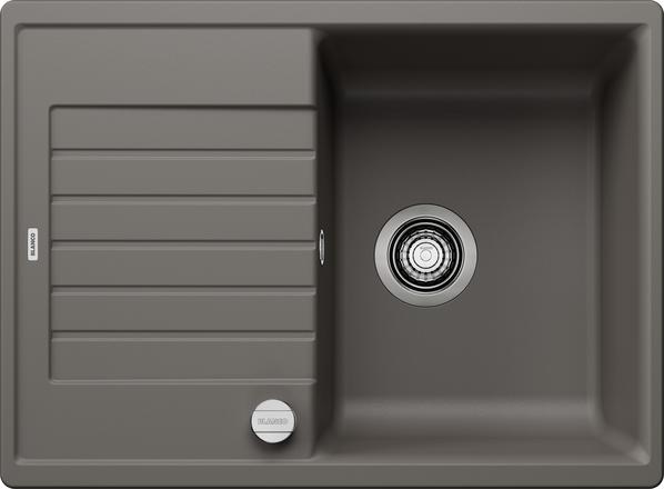 Granitový drez Blanco ZIA 45 S Compact sivá vulkán s excentrom
