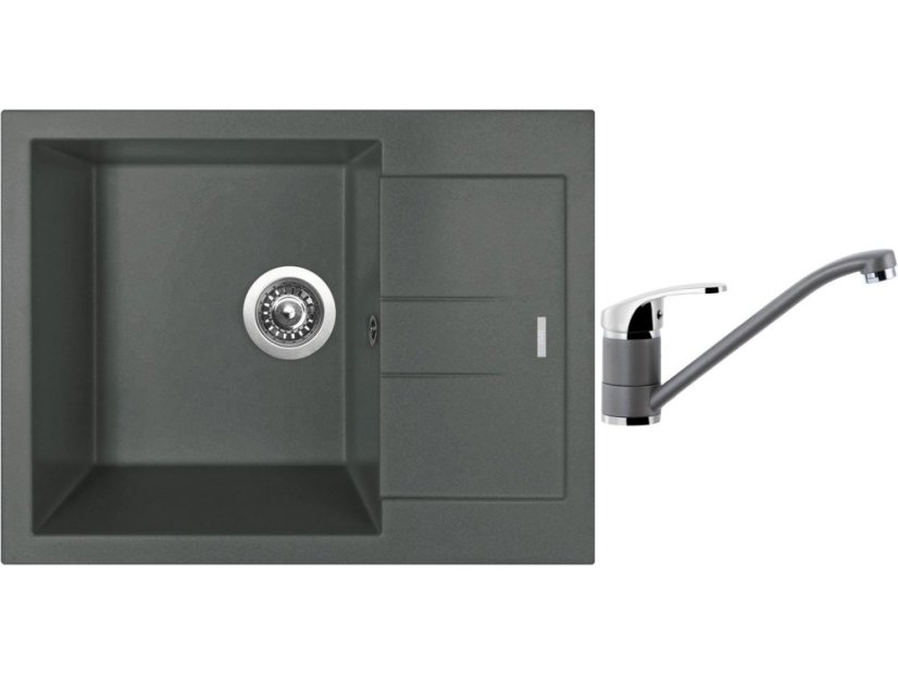 Set Sinks AMANDA 650 Titanium + batéria Sinks PRONTO Titanium