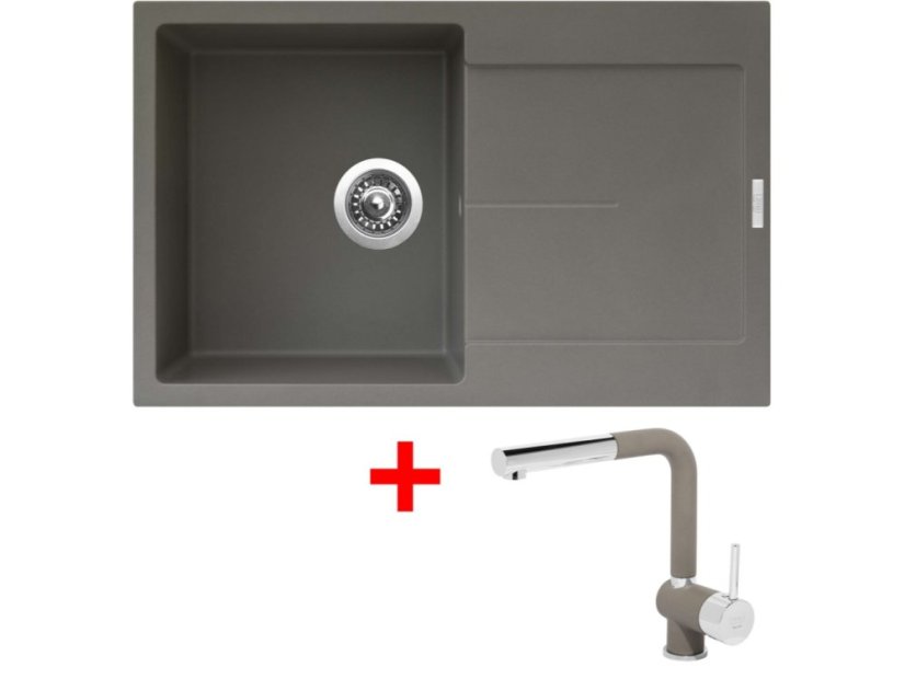 Sinks ULTIMA 790 Truffle + Mix 3 P GR