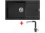 Set Sinks Ultima 860 XXL Metalblack + Mix 3 P GR