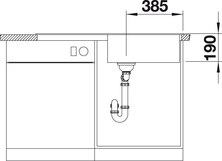 Granitový drez Blanco ZIA XL 6 S Sivá vulkán