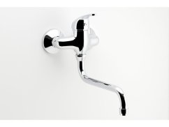 Drezová umývadlová batéria 100 mm Titania Iris chróm