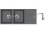 Set Sinks PERFECTO 1160 DUO Titanium + batéria Sinks MIX 3 P Titanium