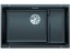 Granitový dřez Blanco SUBLINE 700 U Level InFino antracit dřez vlevo