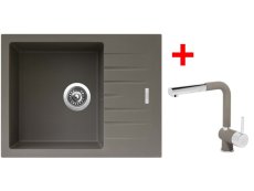 Sinks PERFECTO 650 Truffle + Mix 3 P GR