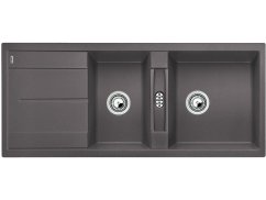 Granitový dřez Blanco METRA 8 S Silgranit šedá skála oboustranné provedení