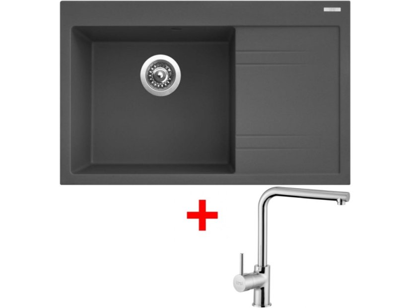 Set Sinks RIM 780 L Titanium + Elka