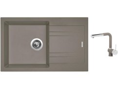 Set Sinks LINEA 780 N Truffle + baterie Sinks MIX 3 P Truffle