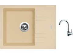 Set Sinks LINEA 600 N Sahara + baterie Sinks MIX 35 chrom Set Sinks LINEA 600 N Sahara + baterie Sinks MIX 35 chrom