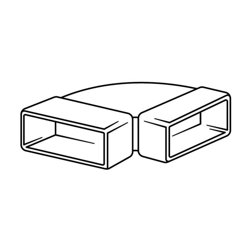 Koleno horizontální 90 pro 204x60