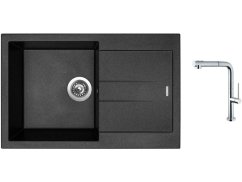 86469_granitovy-drez-sinks-amanda-780-metalblack-drezova-baterie-sinks-slim-s2-k