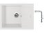 Set Sinks AMANDA 650 Milk + baterie Sinks SLIM S2 kartáčovaná