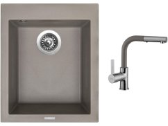 Set Sinks CUBE 410 Truffle + baterie Sinks Enigma Truffle