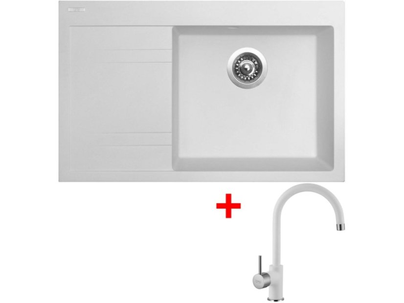 Set Sinks RIM 780 P Milk + Vitalia GR